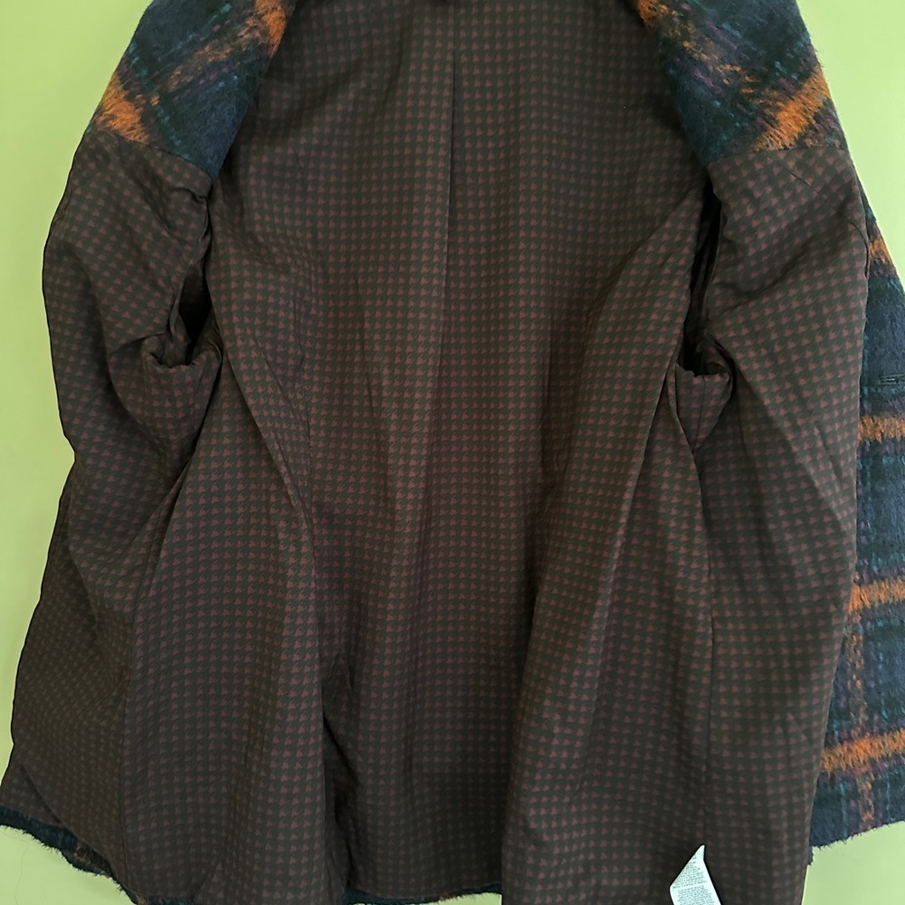 Cabi Checkmate Jacket Plaid Double Breasted Blazer Size L - Picture 13 of 14